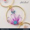 Crystal Lane DIY Glass Garden 9x25mm Long Leaf Bead Strand, 19pcs